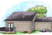 Ranch Style House Plan - 2 Beds 2 Baths 1264 Sq/Ft Plan #70-1018 