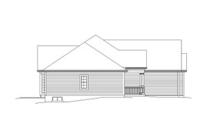 Exterior - Other Elevation for Ranch House Plan #57-658 - 3 bed, 2.5 bath