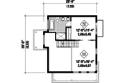 Modern Style House Plan - 2 Beds 2 Baths 1165 Sq/Ft Plan #25-4364 