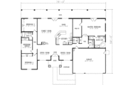 Adobe / Southwestern Style House Plan - 4 Beds 2.5 Baths 2815 Sq/Ft Plan #1-690 