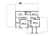 Traditional Style House Plan - 4 Beds 3 Baths 2572 Sq/Ft Plan #67-847 