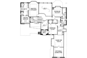 European Style House Plan - 4 Beds 3.5 Baths 4656 Sq/Ft Plan #141-151 