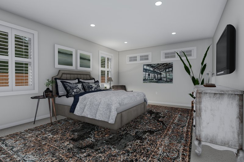 Home Plan - Interior - Master Bedroom for Mediterranean House Plan #1060-29 - 5 bed, 3.5 bath