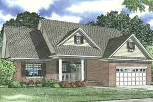 Traditional Exterior - Front Elevation Plan #17-1175