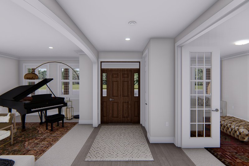 Architectural House Design - Interior - Entry for Farmhouse House Plan #1060-140 - 5 bed, 2.5 bath