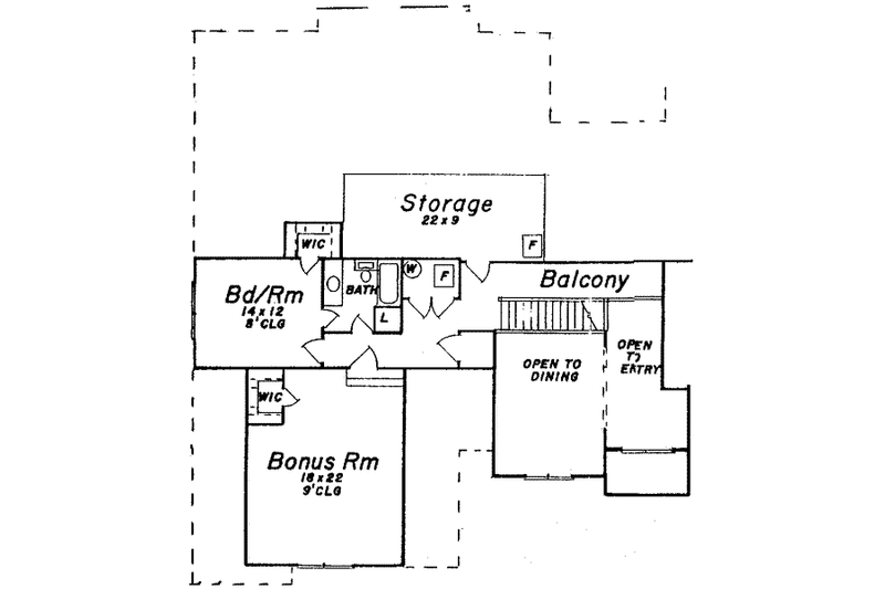 Dream House Plan - Floor Plan - Upper Floor for European House Plan #52-168 - 4 bed, 4.5 bath