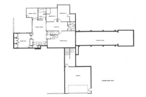 Prairie Floor Plan - Lower Floor Plan #454-10