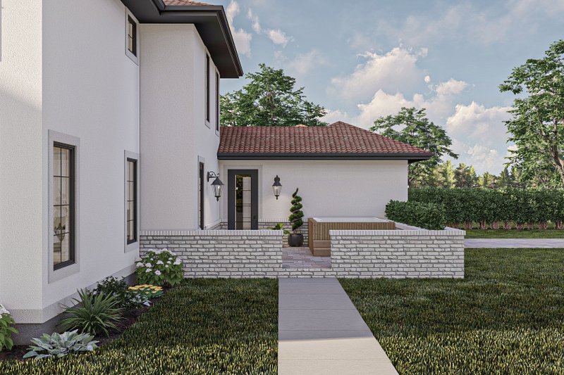 House Design - Exterior - Outdoor Living for Mediterranean House Plan #455-524 - 5 bed, 4.5 bath
