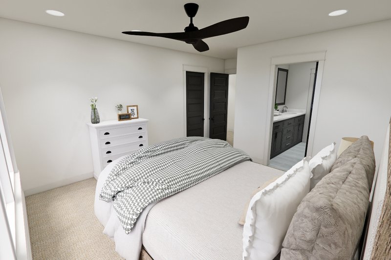 Dream House Plan - Interior - Bedroom 3 for Craftsman House Plan #51-1267 - 4 bed, 3.5 bath