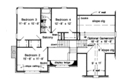 European Style House Plan - 4 Beds 2.5 Baths 2807 Sq/Ft Plan #410-232 