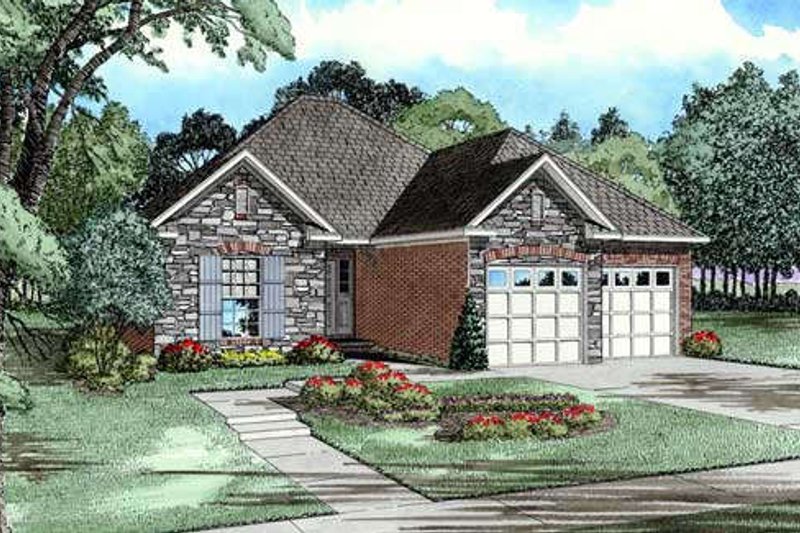 Home Plan - Traditional Exterior - Front Elevation Plan #17-189