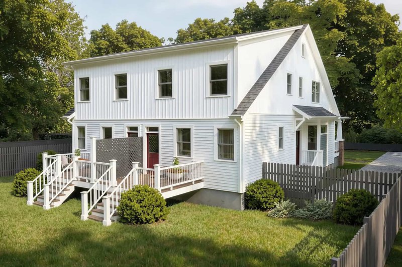 Architectural House Design - Exterior - Rear Elevation 1 for Bungalow House Plan #79-249 - 3 bed, 3 bath