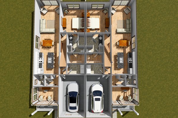 House Blueprint - Craftsman Floor Plan - Main Floor Plan #513-2386