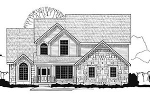Traditional Exterior - Front Elevation Plan #67-172