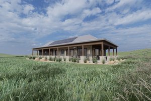 Farmhouse Exterior - Front Elevation Plan #1069-25