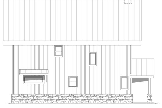 Exterior - Other Elevation for Contemporary House Plan #932-893 - 3 bed, 2.5 bath
