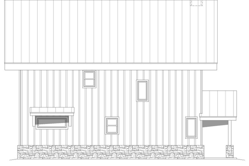 Dream House Plan - Exterior - Other Elevation for Contemporary House Plan #932-893 - 3 bed, 2.5 bath