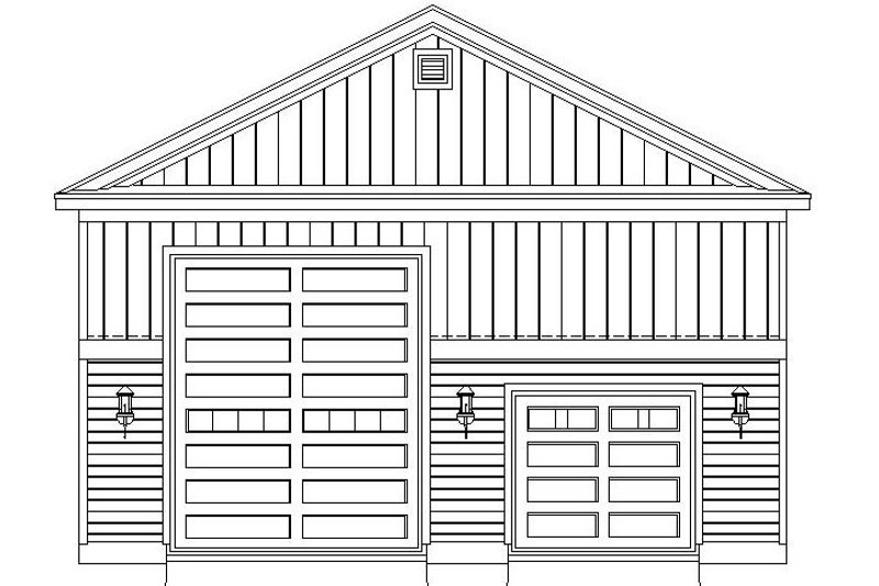 Dream House Plan - Exterior - Front Elevation 3 for Country House Plan #932-260, 0 bath