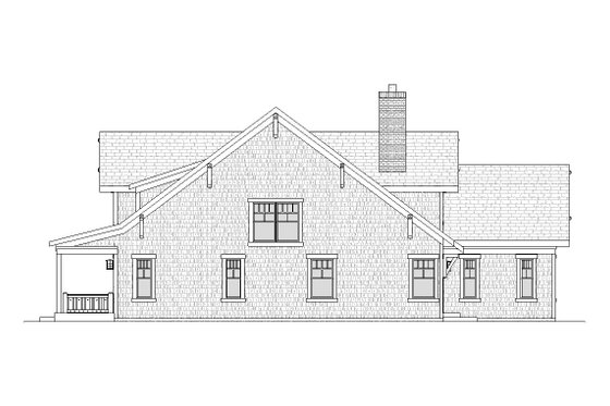 Exterior - Other Elevation 1 for Craftsman House Plan #901-56 - 4 bed, 3.5 bath