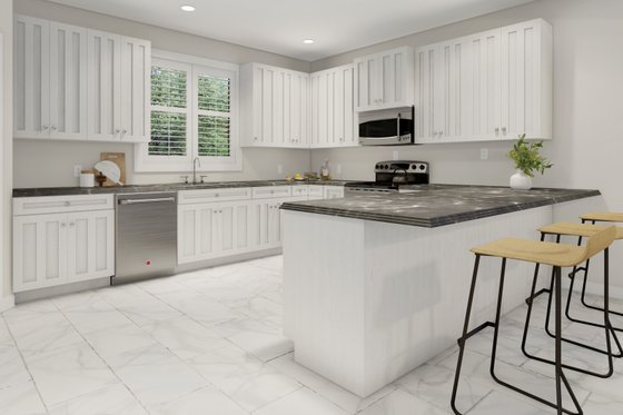 Interior - Kitchen 1 for Ranch House Plan #1060-311 - 6 bed, 4 bath