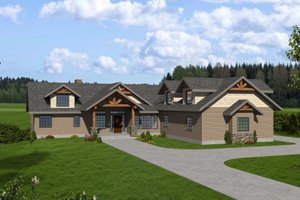 Traditional Exterior - Front Elevation Plan #117-418