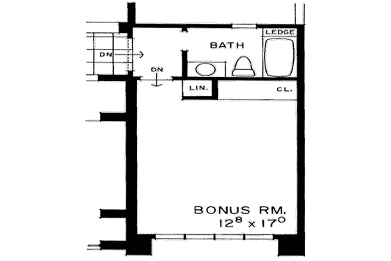 Floor Plan - Other Floor for European House Plan #72-468 - 3 bed, 5 bath