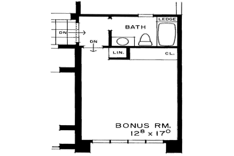 Home Plan - Floor Plan - Other Floor for European House Plan #72-468 - 3 bed, 5 bath