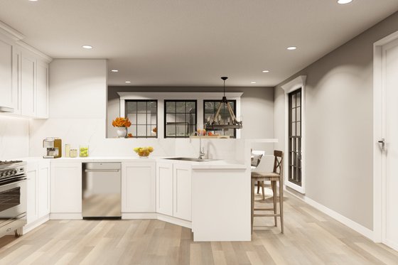 Interior - Kitchen 1 for Farmhouse House Plan #17-286 - 4 bed, 2.5 bath