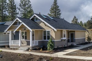 Exterior - Front Elevation 3 for Craftsman House Plan #895-53 - 1 bed, 1 bath