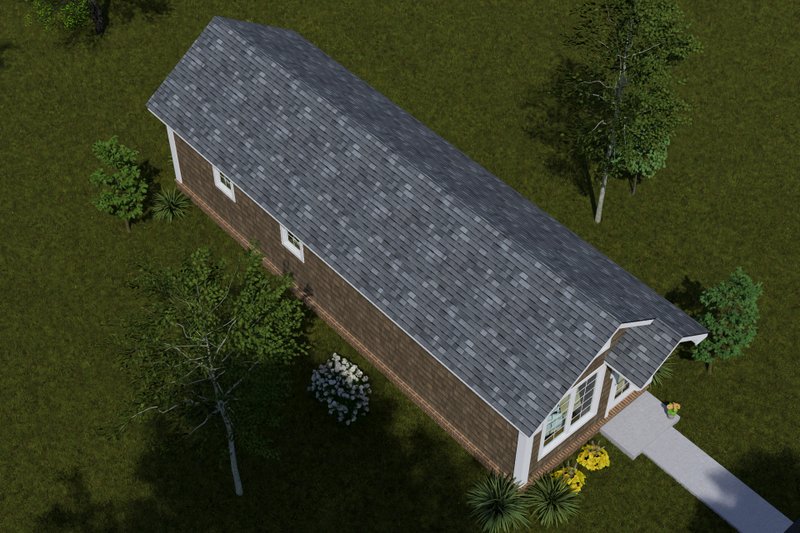 Architectural House Design - Exterior - Other Elevation 4 for Cottage House Plan #513-2426 - 1 bed, 1 bath