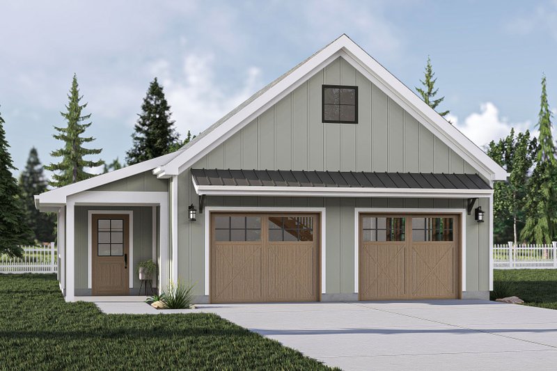 Home Plan - Modern Exterior - Front Elevation Plan #455-514