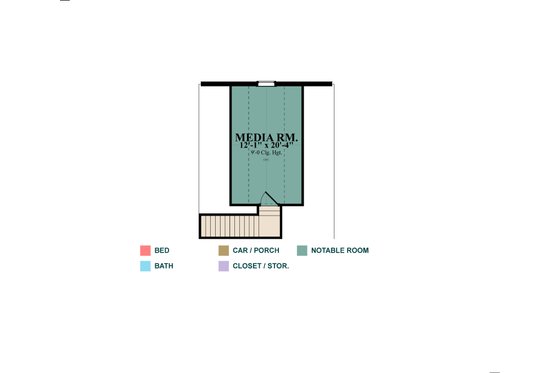 Floor Plan - Other Floor for Traditional House Plan #63-403 - 3 bed, 2 bath