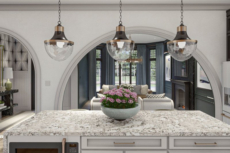Home Plan - Interior - Kitchen for European House Plan #455-588 - 3 bed, 3.5 bath