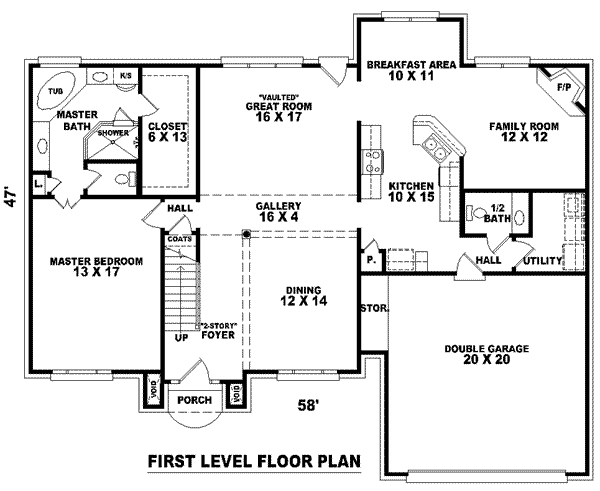 European Floor Plan - Main Floor Plan #81-846