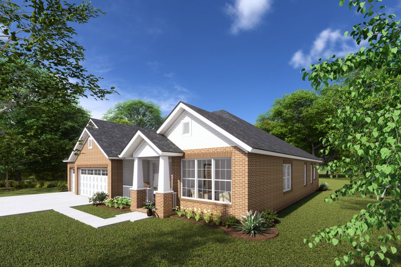 Home Plan - Exterior - Other Elevation for Traditional House Plan #513-2068 - 4 bed, 3 bath