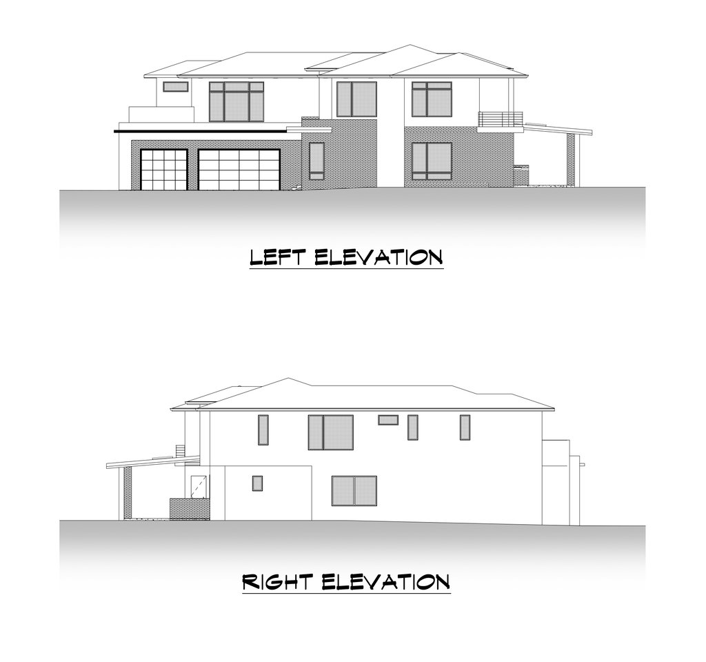 a-blueprint-drawing-of-a-house-with-stairs-and-staircases-on-the-floor