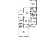 European Style House Plan - 4 Beds 3 Baths 2355 Sq/Ft Plan #81-860 