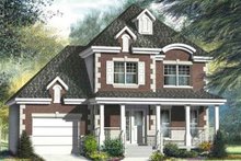 European Style House Plan - 3 Beds 1.5 Baths 1392 Sq/Ft Plan #25-4185 ...