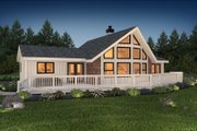 Cabin Style House Plan - 3 Beds 2 Baths 1495 Sq/Ft Plan #47-880 