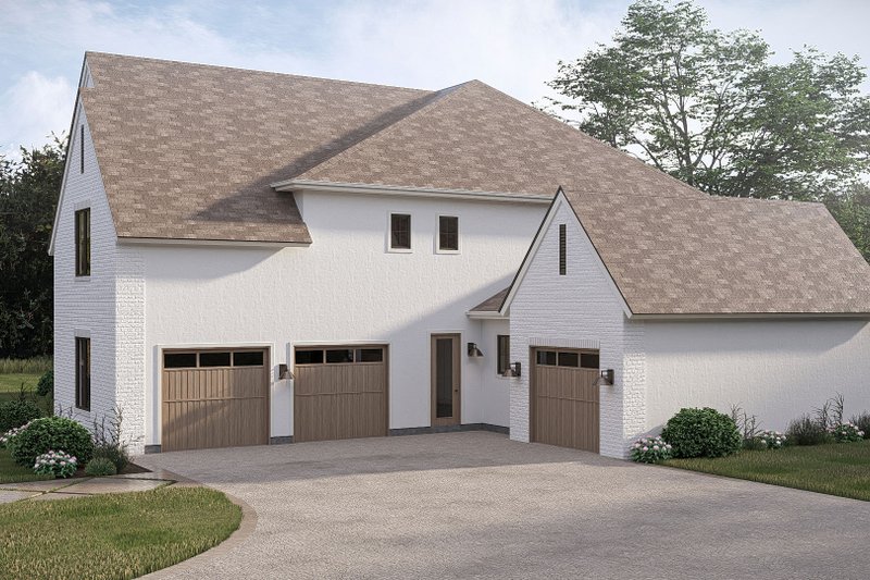 House Blueprint - Exterior - Other Elevation for Cottage House Plan #455-803 - 5 bed, 4.5 bath