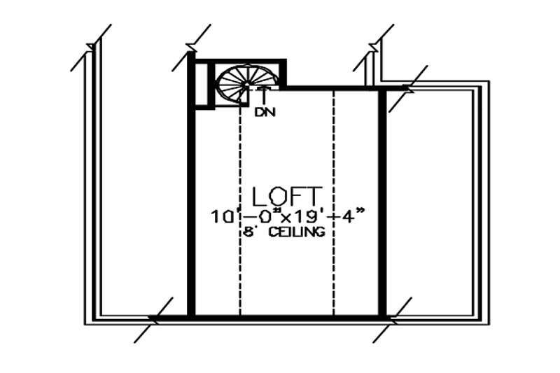 Home Plan - Floor Plan - Other Floor for European House Plan #410-341 - 2 bed, 2 bath