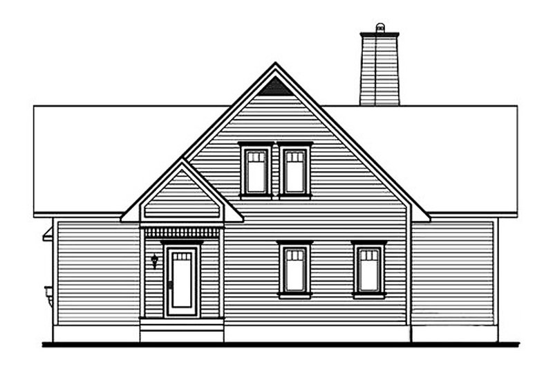 Home Plan - Exterior - Front Elevation 4 for Traditional House Plan #23-851 - 3 bed, 3.5 bath