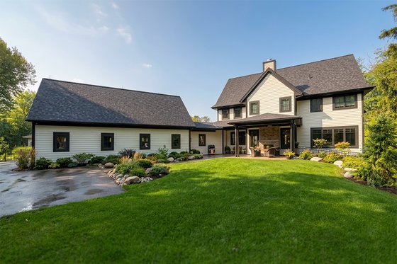 Exterior - Rear Elevation for Craftsman House Plan #928-312 - 3 bed, 2.5 bath