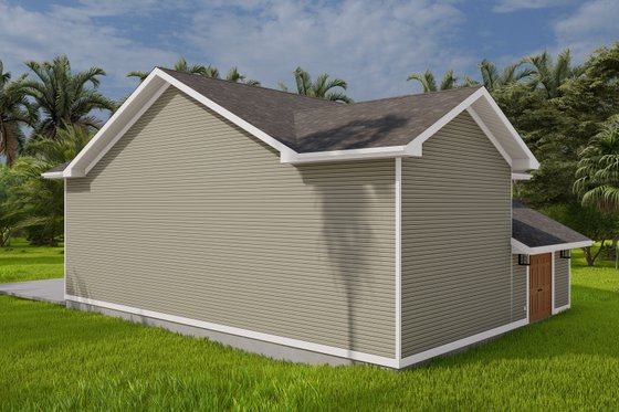 Exterior - Other Elevation for Traditional House Plan #1060-157, 0.5 bath
