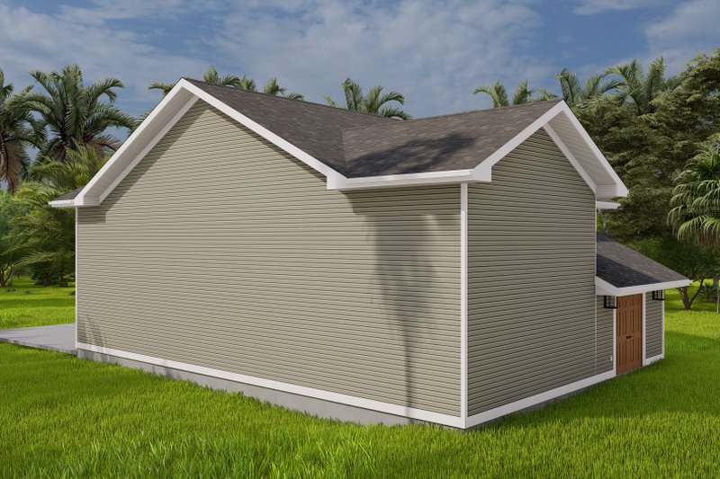 Dream House Plan - Exterior - Other Elevation for Traditional House Plan #1060-157, 0.5 bath