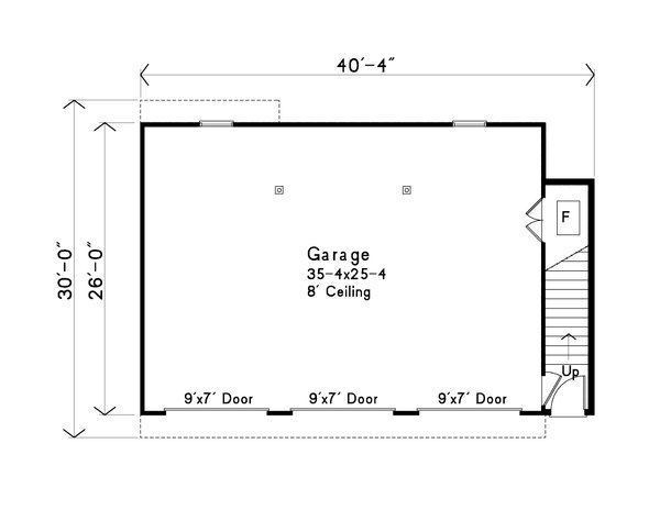 Home Plan - Colonial Floor Plan - Main Floor Plan #22-429