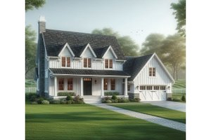 Traditional Exterior - Front Elevation Plan #515-15