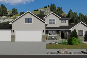 Traditional Exterior - Front Elevation Plan #1060-25