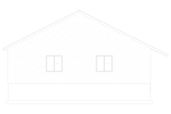 Exterior - Rear Elevation 1 for Traditional House Plan #1060-130, 0 bath