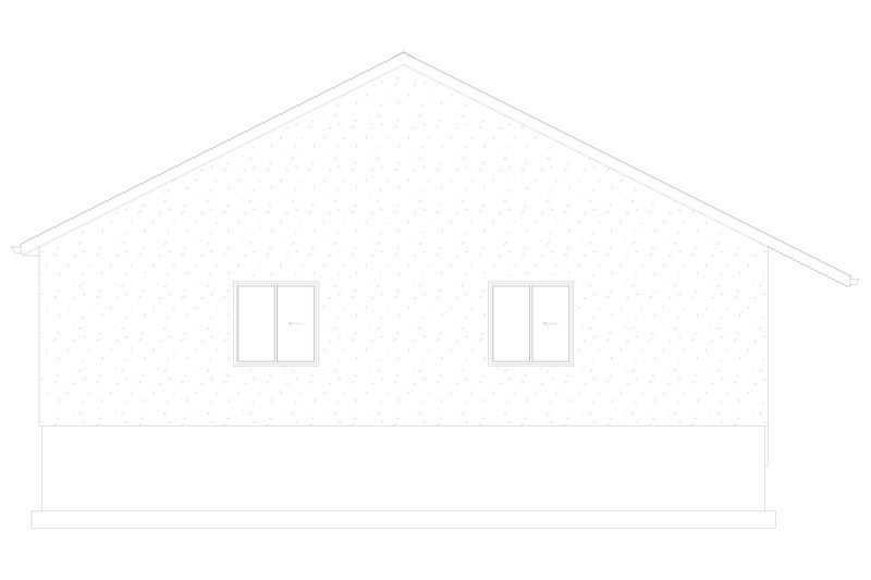 Architectural House Design - Exterior - Rear Elevation 1 for Traditional House Plan #1060-130, 0 bath